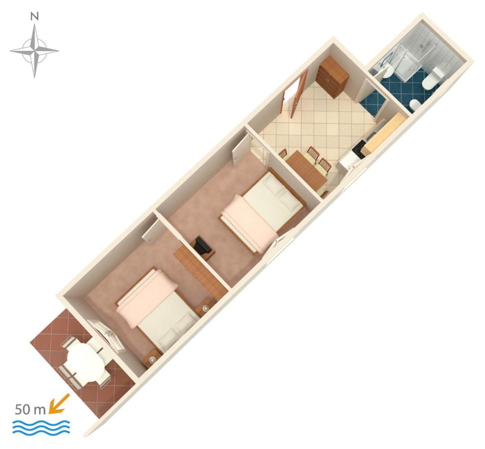 Apartment Zubovici 4125B المظهر الخارجي الصورة